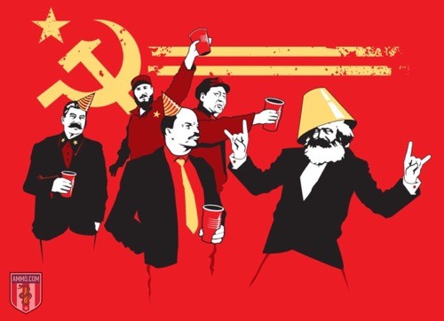Communist Party t-shirt graphic