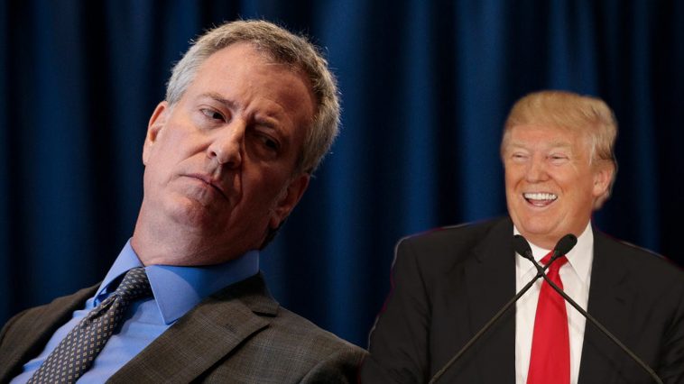 Trump Bill De Blasio